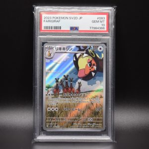 Pokemon - Farigiraf AR - 083/071 - Japanese Clay Burst (SV2D) - PSA 10