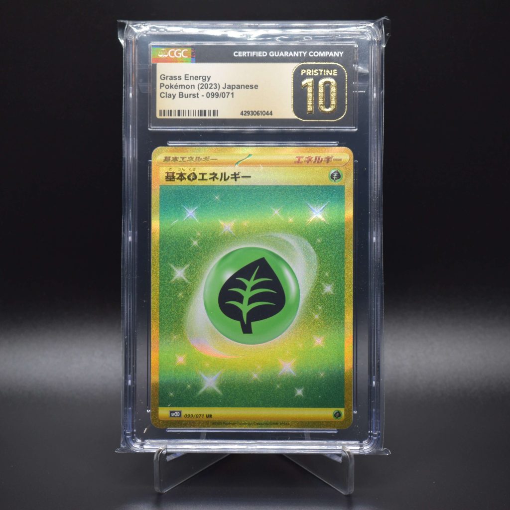 Pokemon - Grass Energy UR - 099/071 - Japanese Clay Burst (SV2D) - CGC 10 Pristine