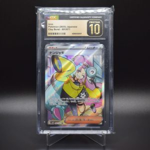 Pokemon - Iono SR - 091/071 - Japanese Clay Burst (SV2D) - CGC Pristine 10